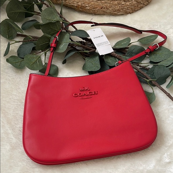 Coach Scarlet Red Shoulder Bag - Picture 1 of 9
